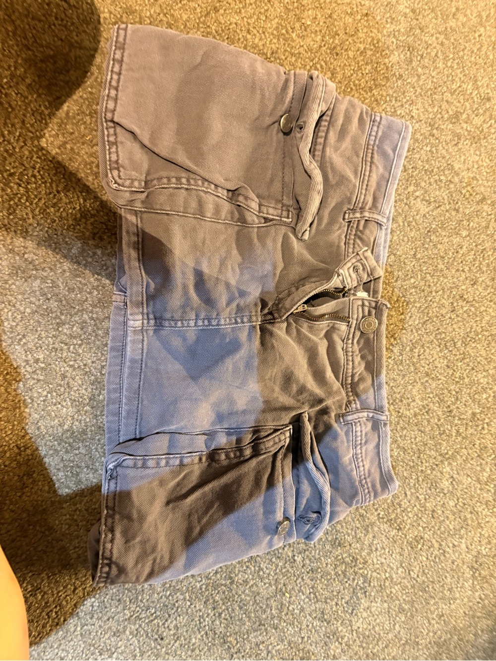 Garage Women’s Denim Shorts - Light Gray